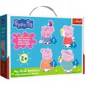 Moje Pierwsze Puzzle Świnka Peppa 36137 Trefl Baby 2+ Puzzle dla Malucha