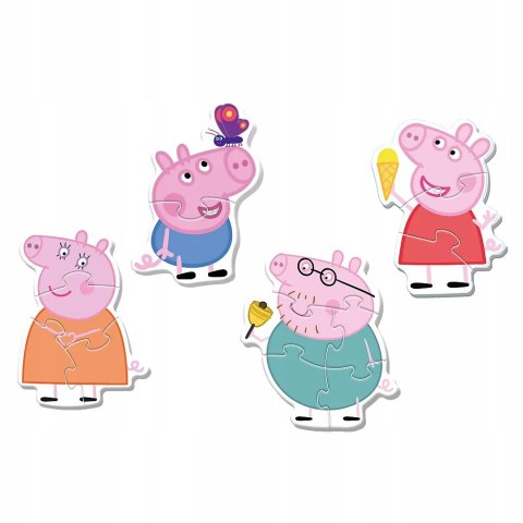 Moje Pierwsze Puzzle Świnka Peppa 36137 Trefl Baby 2+ Puzzle dla Malucha