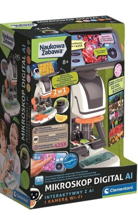 Naukowa zabawa Mikroskop Digital 50406 Clementoni