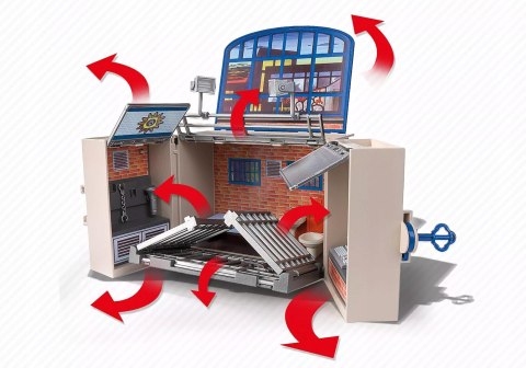 Playmobil 5421 Klocki City Action Komisariat Policji Game Box Policja