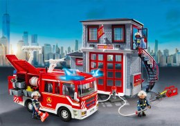 Playmobil 71603 Action Heros Straż Pożarna Remiza Strażacka Wóz Strażacki