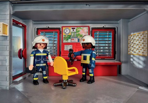 Playmobil 71603 Action Heros Straż Pożarna Remiza Strażacka Wóz Strażacki