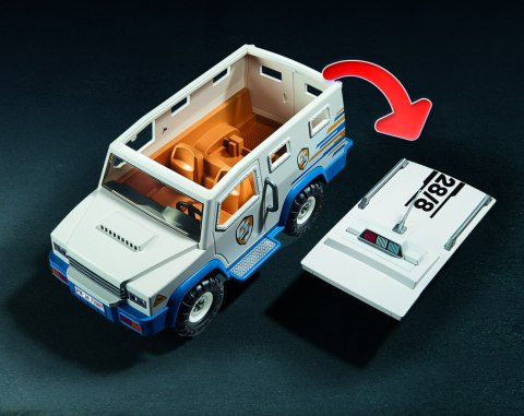 Playmobil Action Heroes 71597 Transporter pieniędzy Policyjny Policja