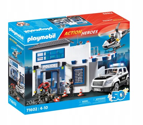 Playmobil Action Heroes 71602 Posterunek policji zestaw dla dzieci +4 lata