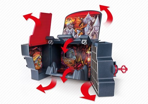 Playmobil Dragons 5420 Smoczy Loch Smoki Smocza Kraina Domek na kluczyk