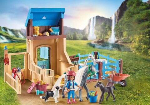 Playmobil Horses of Waterfall 71353 Amelia i Whisper z boksem stajennym
