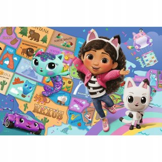 Puzzle 100 elementów Koci domek Gabi Przyjaźń w kocim domku 16515 Trefl