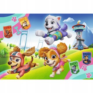 Puzzle 100 elementów Psi Patrol Brokatowe Błyszczące psiaki 14835 Trefl