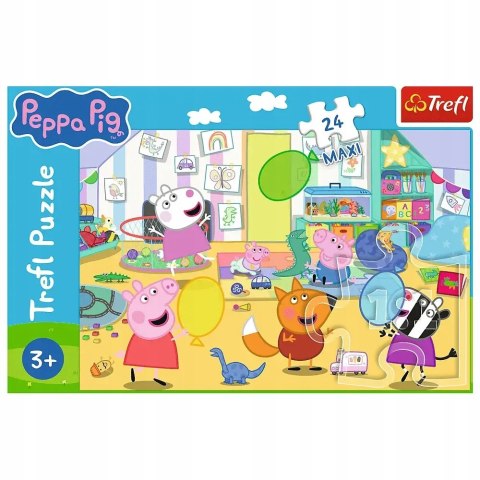 Puzzle 24 Maxi Świnka Peppa Piękna Peppa 14367 Trefl