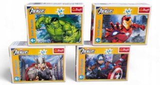 Puzzle 4w1 Disney Marvel The Avengers Mini 54 elementy Trefl 54218