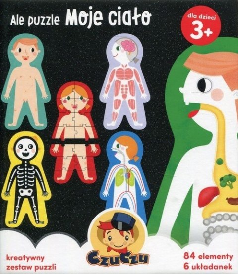 Puzzle CzuCzu Ale puzzle 84 elementów Moje ciało