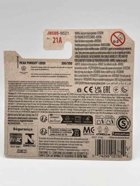 Samochodzik Hot Wheels JBC05 VW T3 Custom Volkswagen