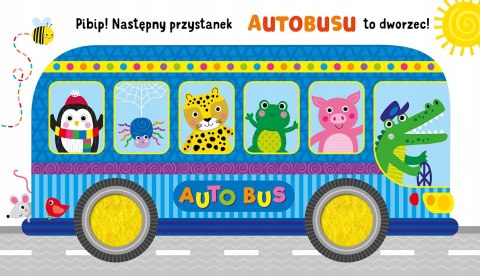 Sensoksiążka Pojazdy Książka Sensoryczna 10 dźwięków Sensoryka Malucha
