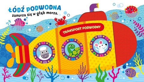 Sensoksiążka Pojazdy Książka Sensoryczna 10 dźwięków Sensoryka Malucha