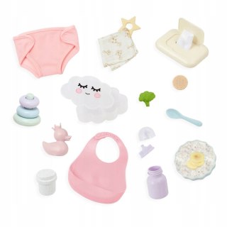 Zestaw do karmienia i pielęgnacji dla lalki akcesoria do zabawy LullaBaby