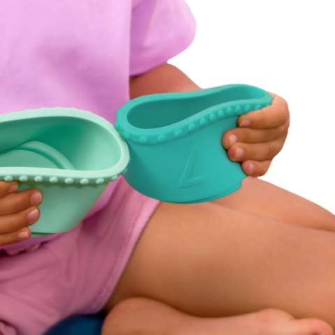 Zestaw sensoryczny Miękkie klocki i kubeczki B.Toys BX2401Z