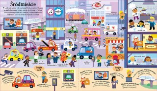 Znajdź nas! Miasto Pojazdy 200 dźwięków Słuchaj Odgłosów Wyszukiwanka