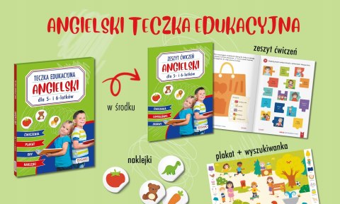 Angielski Teczka edukacyjna dla 5 i 6-latków Kapitan Nauka