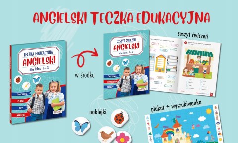 Angielski Teczka edukacyjna dla klas 1-3 Kapitan Nauka