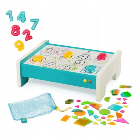 B.toys edukacyjny podświetlany stolik do rysowania Look & shine