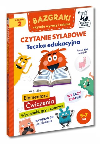 Bazgraki czytają wyrazy i zdania Teczka edukacyjna Kapitan Nauka