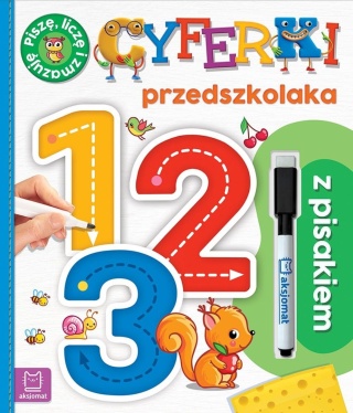 Cyferki przedszkolaka z pisakiem. Piszę Zmazuję Aksjomat