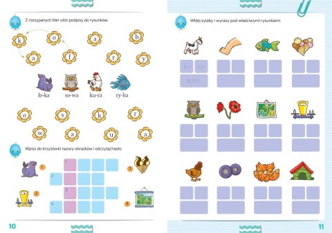 Czytam sylabami. Pierwsze kroki w nauce czytania + naklejki Aksjomat