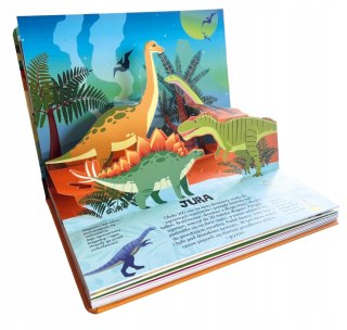 Dinozaury Ale przygoda Przestrzenna 3D Rozkładana