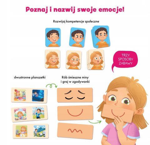 Gra edukacyjna Emocje Kapitan Nauka Poznaj i nazwij swoje emocje!