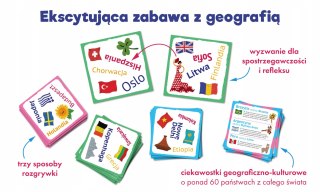Gra planszowa Bójka na państwa i miasta Gra geograficzna Kapitan Nauka