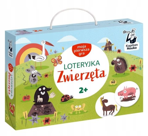 Gra planszowa Loteryjka Zwierzęta Moja pierwsza gra Kapitan Nauka