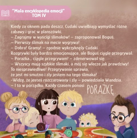 Książeczka "Mała encyklopedia emocji" tom 4 Przygody Cudaków