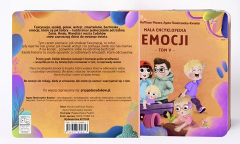 Książeczka "Mała encyklopedia emocji" tom 5 Przygody Cudaków