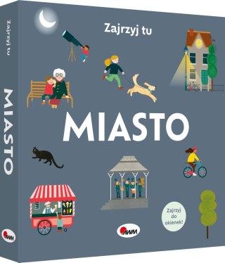 Książeczka z okienkami Zajrzyj tu Miasto Okienka