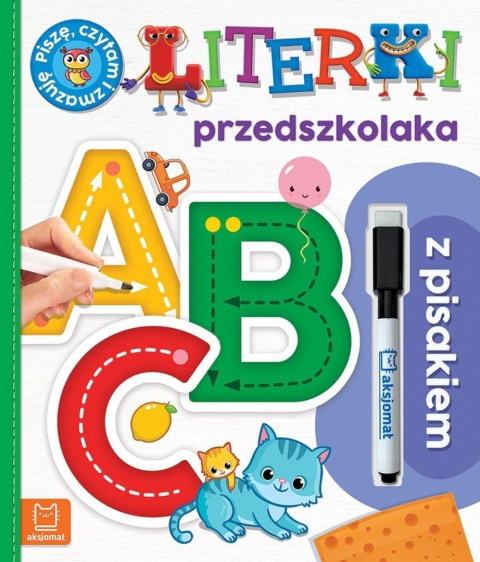 Literki przedszkolaka z pisakiem Piszę i zmazuję Aksjomat