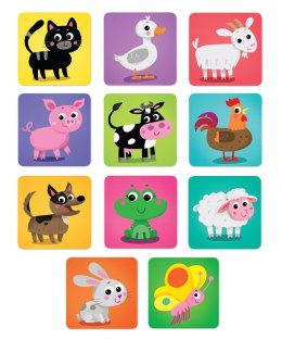 Mały Miś to Lubi Memory Wesołe Zwierzątka Gra + Książeczka Aksjomat 3+ Memo