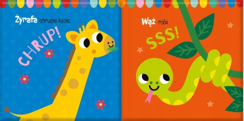 Mięciutko Zoo z szeleszczącą okładką Miękka Książeczka dla Malucha