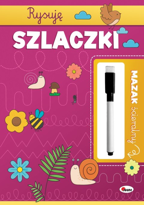 Rysuję Szlaczki Mazak ścieralny Piszę i Zmazuję Szlaczki Nauka Pisania