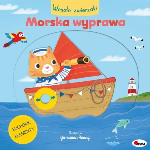Wesołe zwierzaki Morska wyprawa książeczka z ruchomymi elementami