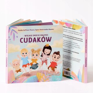 Wielkie emocje małych Cudaków, mała książeczka dla dzieci Cudaki