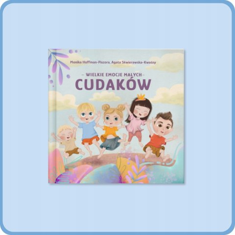 Wielkie emocje małych Cudaków, mała książeczka dla dzieci Cudaki