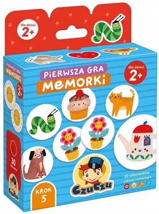 CzuCzu Pierwsza gra Memorki dla dzieci 2+, 15 par, rodzinna gra Memory