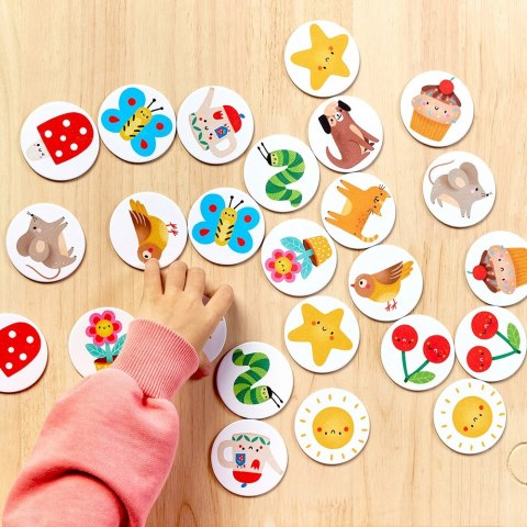 CzuCzu Pierwsza gra Memorki dla dzieci 2+, 15 par, rodzinna gra Memory