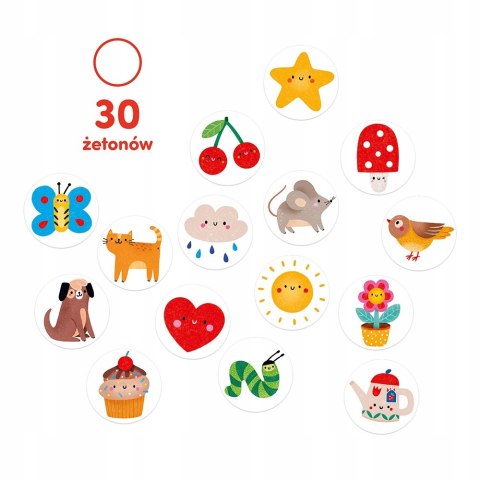 CzuCzu Pierwsza gra Memorki dla dzieci 2+, 15 par, rodzinna gra Memory