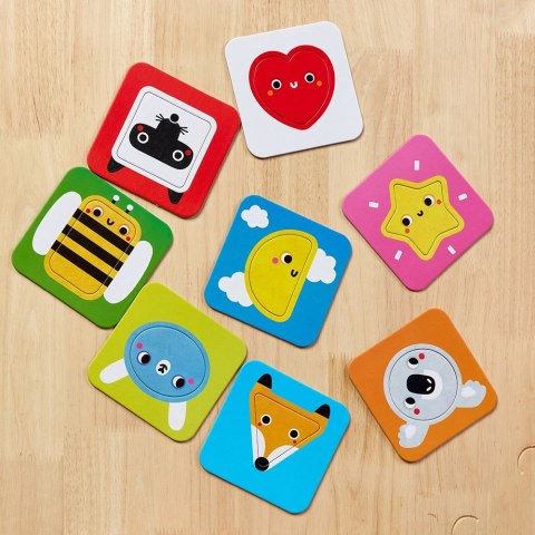 CzuCzu Pierwszy sorter Kształty dla dzieci 18 mies.+, dwuelementowe puzzle