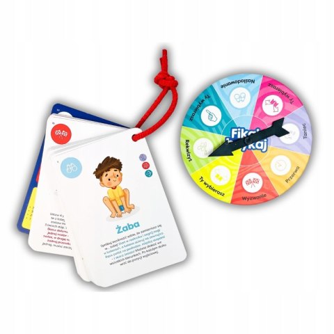 Gra ruchowa Fikaj, brykaj Zdrowie aktywność i dużo uśmiechu Kapitan Nauka