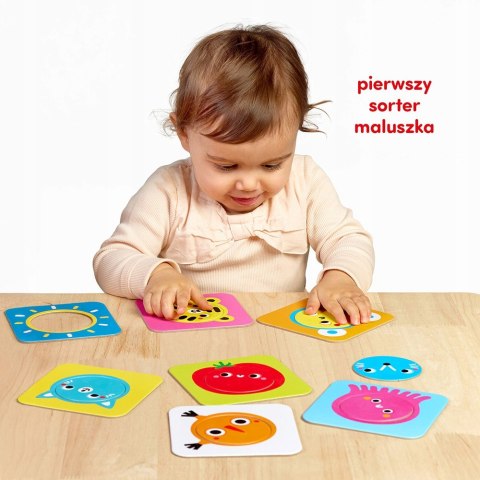Puzzle CzuCzu 16 elementów Pierwszy sorter Koło 12 mies.+ 8 Układanek