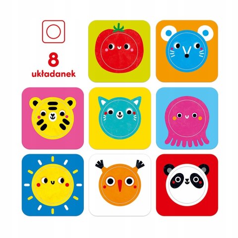 Puzzle CzuCzu 16 elementów Pierwszy sorter Koło 12 mies.+ 8 Układanek