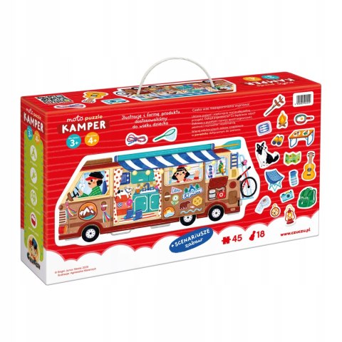 Puzzle CzuCzu 40 elementów CzuCzu Moto puzzle Kamper
