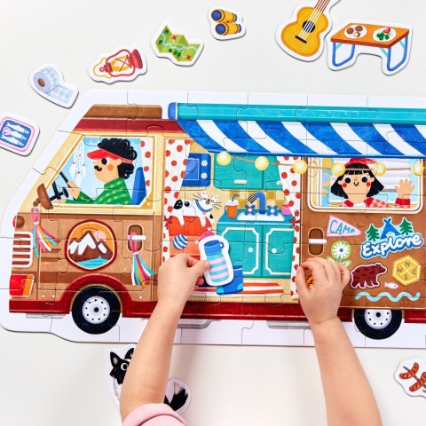 Puzzle CzuCzu 40 elementów CzuCzu Moto puzzle Kamper